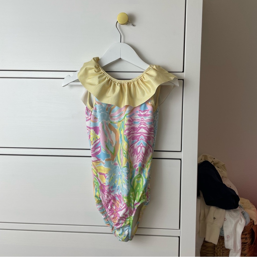 J. Bailey Size 5 Floral One Piece Bathing Suit